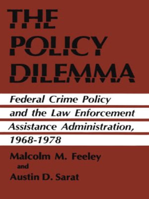 cover image of The Policy Dilemma